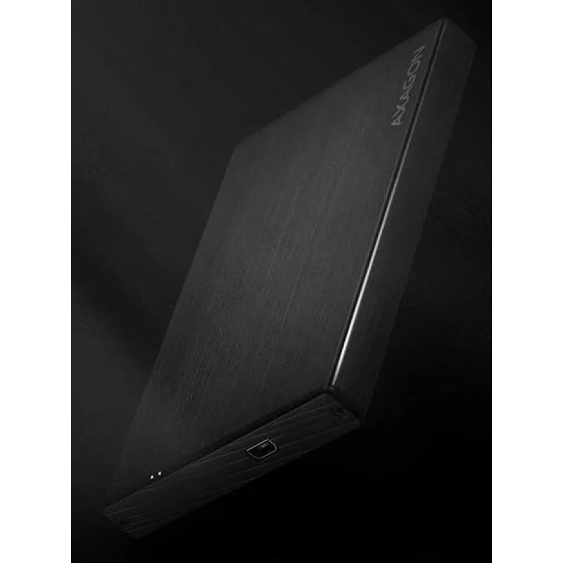 AXAGON EE25-XA - Carcasa para HDD / SSD - 2,5 pulgadas - SATA - Serial ATA II - Serial ATA III - 0,48 Gbit/s - Conectividad USB - Negro