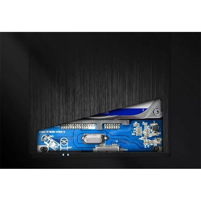 AXAGON EE25-XA - Carcasa para HDD / SSD - 2,5 pulgadas - SATA - Serial ATA II - Serial ATA III - 0,48 Gbit/s - Conectividad USB - Negro