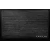 AXAGON EE25-XA - Carcasa para HDD / SSD - 2,5 pulgadas - SATA - Serial ATA II - Serial ATA III - 0,48 Gbit/s - Conectividad USB - Negro