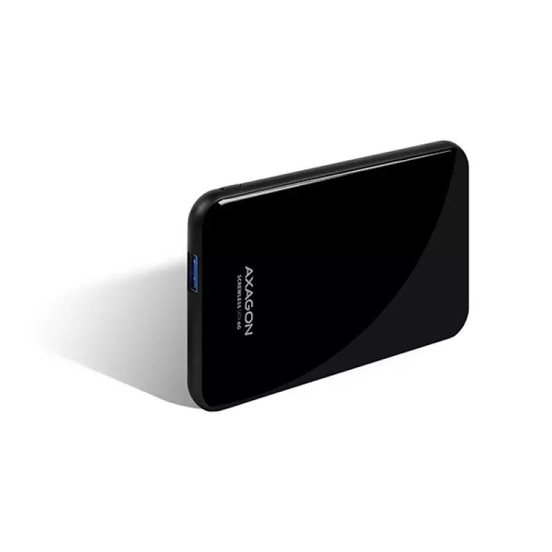 AXAGON EE25-S6B - Carcasa para HDD / SSD - 2,5 pulgadas - SATA - Serial ATA II - Serial ATA III - 5 Gbit/s - Conectividad USB - Negro
