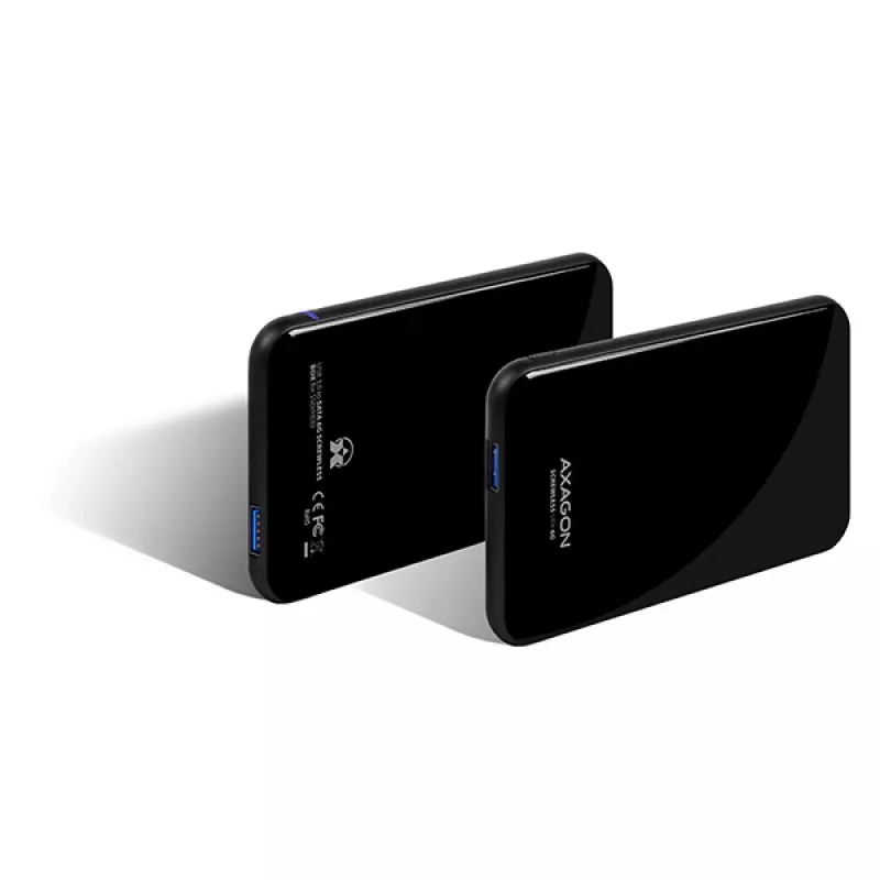 AXAGON EE25-S6B - Carcasa para HDD / SSD - 2,5 pulgadas - SATA - Serial ATA II - Serial ATA III - 5 Gbit/s - Conectividad USB - Negro