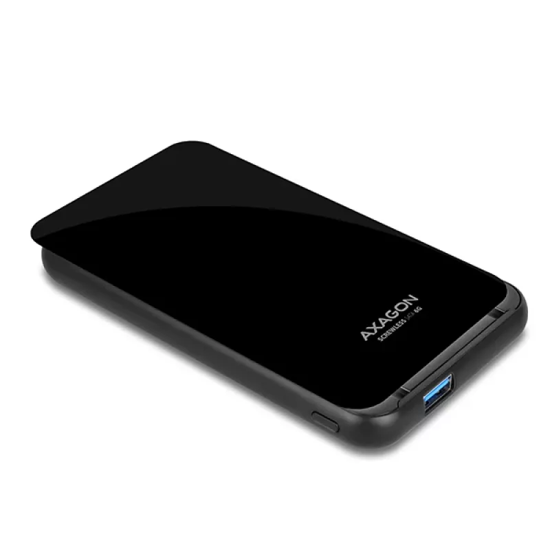AXAGON EE25-S6B - Carcasa para HDD / SSD - 2,5 pulgadas - SATA - Serial ATA II - Serial ATA III - 5 Gbit/s - Conectividad USB - Negro