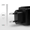 Axagon ACU-PQ22 Cargador para dispositivos móviles Teléfono móvil, batería externa, smartphone, smartwatch, tablet, universal Negro Carga rápida AC Interior