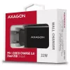 Axagon ACU-PQ22 Cargador para dispositivos móviles Teléfono móvil, batería externa, smartphone, smartwatch, tablet, universal Negro Carga rápida AC Interior