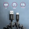 Axagon BUMM-AM10TB Cable USB USB 2.0 0,6 m Micro-USB B USB A 0,48 Gbit/s Negro