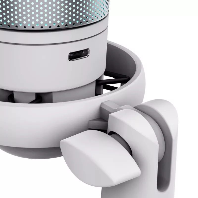Trust GXT 238W Auron Micrófono para podcast Gris, blanco