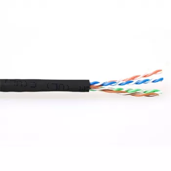 ACT Cable de red U/UTP CAT6 de hilos negro 305 m, 305 m, Cat6, negro