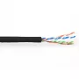 ACT Cable de red U/UTP CAT6 de hilos negro 305 m, 305 m, Cat6, negro