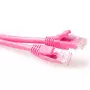 ACT Rosa Cable de red U/UTP CAT6 de 15 m, snagless con conectores RJ45