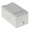ACT Caja de superficie Keystone 1 puerto, blanco, 1 ud.