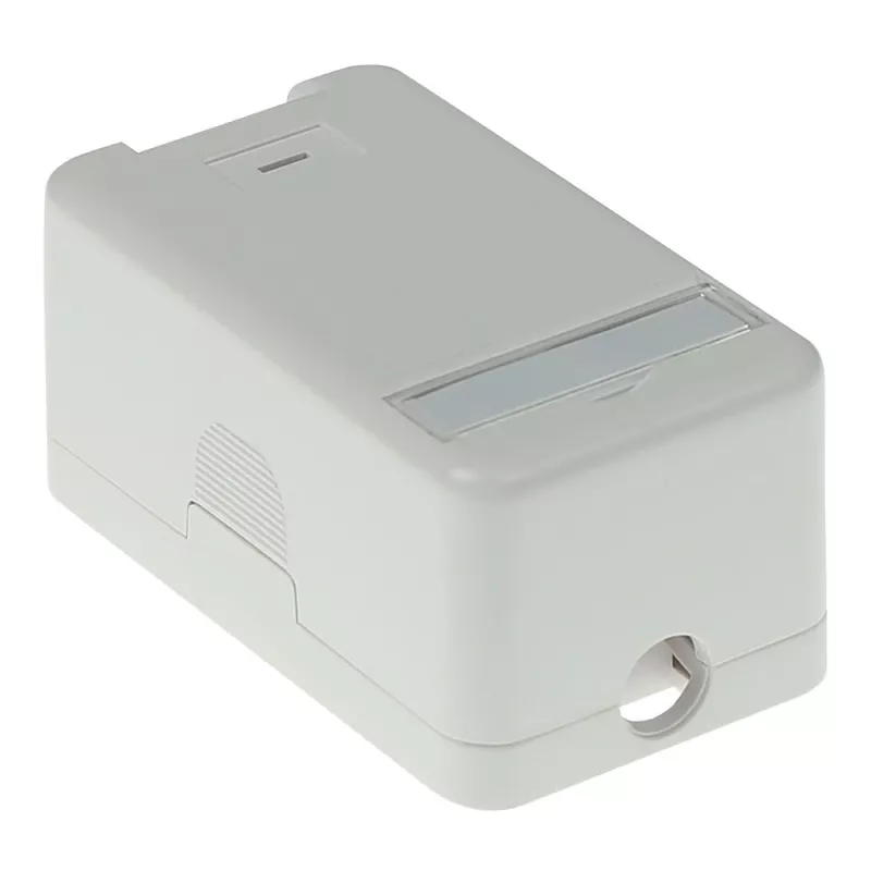 ACT Caja de superficie Keystone 1 puerto, blanco, 1 ud.