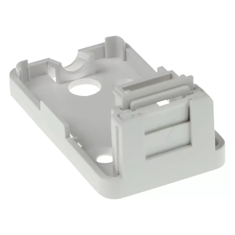 ACT Caja de superficie Keystone 1 puerto, blanco, 1 ud.