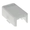 ACT Caja de superficie Keystone 1 puerto, blanco, 1 ud.