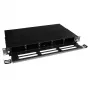 ACT Panel de fibra de alta densidad para 5 casetes MTP®-MPO, PG11, PG13, negro, metal