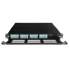 ACT Panel de fibra de alta densidad para 5 casetes MTP®-MPO, PG11, PG13, negro, metal