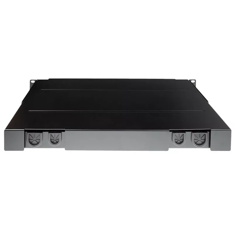 ACT Panel de fibra de alta densidad para 5 casetes MTP®-MPO, PG11, PG13, negro, metal