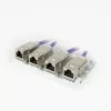 ACT caja de superficie Keystone vacía para 4 conectores hembra Keystone