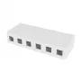 ACT caja de superficie Keystone vacía para 6 conectores hembra Keystone