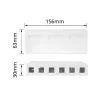 ACT caja de superficie Keystone vacía para 6 conectores hembra Keystone