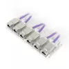ACT caja de superficie Keystone vacía para 6 conectores hembra Keystone
