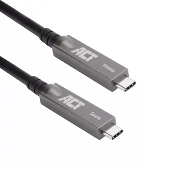 ACT cable óptico activo USB-C 3.2 Gen2 (AOC), para pantallas táctiles, vídeo, datos, alimentación, 3 m
