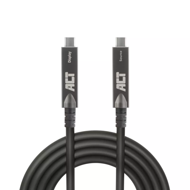 ACT cable óptico activo USB-C 3.2 Gen2 (AOC), para pantallas táctiles, vídeo, datos, alimentación, 3 m