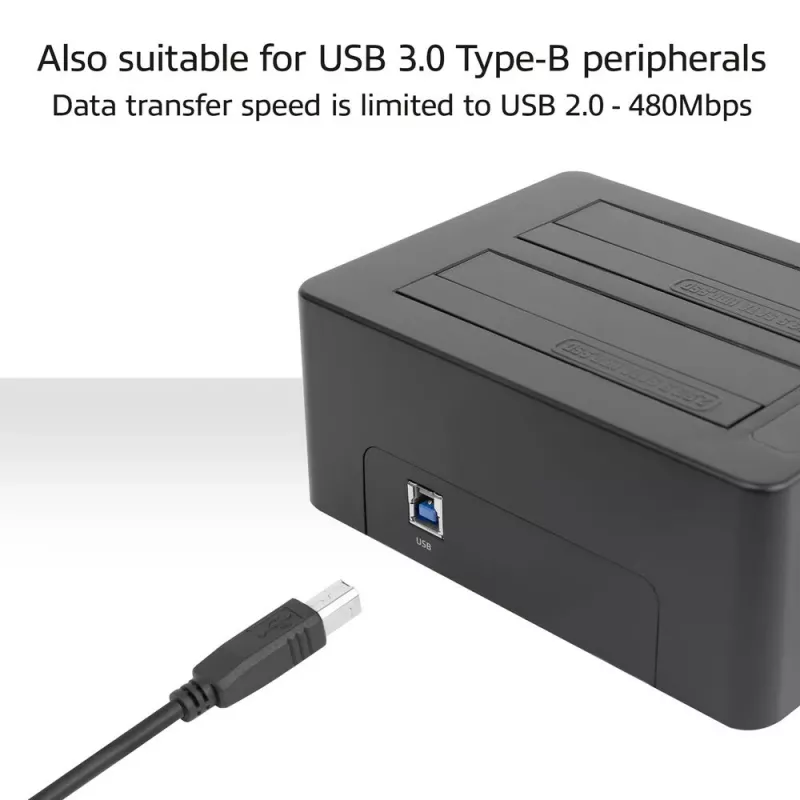 ACT cable adaptador de conector hembra USB-C a USB-B 2.0 para impresora 0,2 m
