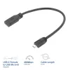 ACT cable adaptador de conector hembra USB Type-C a conector macho USB Micro-B 2.0 0,2 m