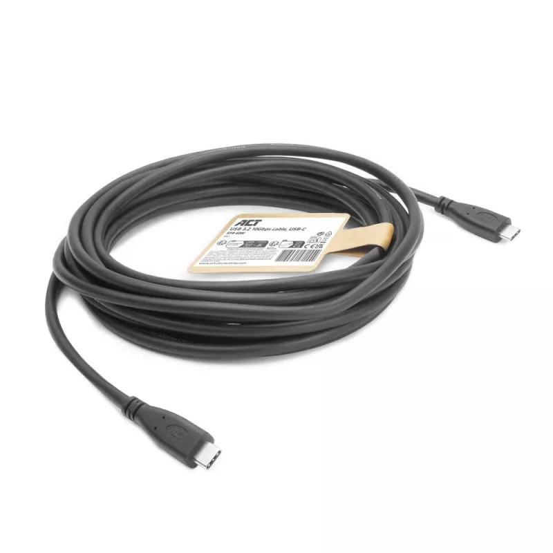 ACT AC7445 cable USB USB 3.2 Gen 2 (3.1 Gen 2) 5 m USB C 10 Gbit/s 60 W negro