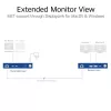 ACT set extensor de medios AV con switch USB-C dual, CAT6A, 100 metros