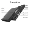 ACT set extensor de medios AV con switch USB-C dual, CAT6A, 100 metros