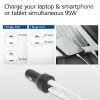 ACT cargador de coche USB-C de carga rápida de 2 puertos 95W con Power Delivery PPS, Quick Charge y GaNFast