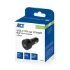 ACT cargador de coche USB-C de carga rápida de 2 puertos 95W con Power Delivery PPS, Quick Charge y GaNFast