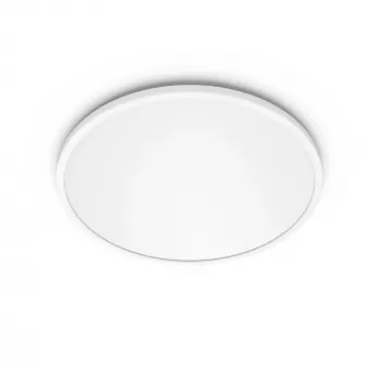 Philips Functional plafón súper fino 18 W, LED, bombilla no reemplazable, 2700 K, 1500 lm, IP20, blanco