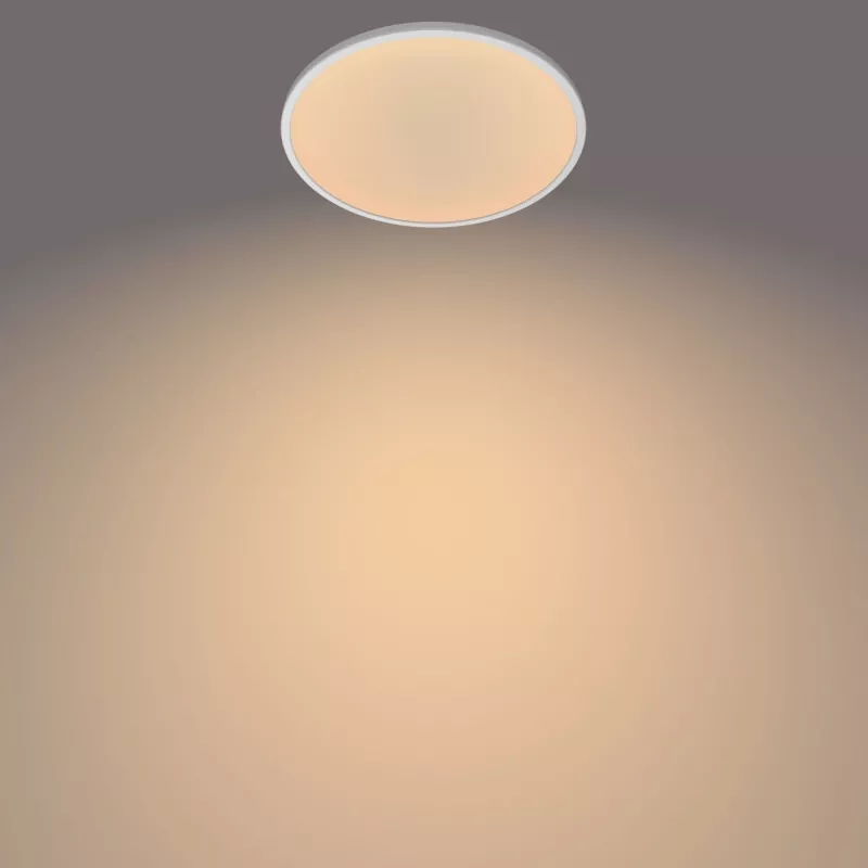 Philips Functional plafón súper fino 18 W, LED, bombilla no reemplazable, 2700 K, 1500 lm, IP20, blanco