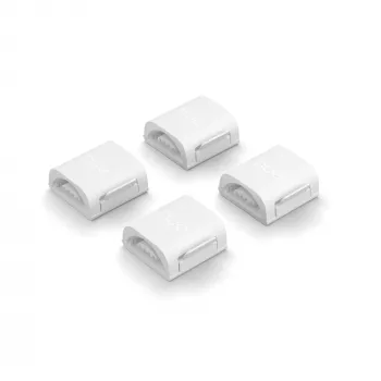 Philips Hue conector Flux pack de 4, conector en I, blanco, plástico, Philips by Signify, 21 mm, 21 mm