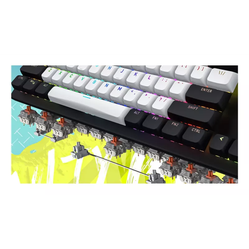 HATOR Gravity TKL teclado gaming USB QWERTY US English negro