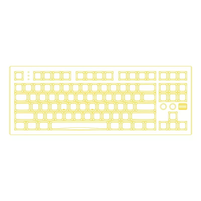 HATOR Gravity TKL teclado gaming USB QWERTY US English negro
