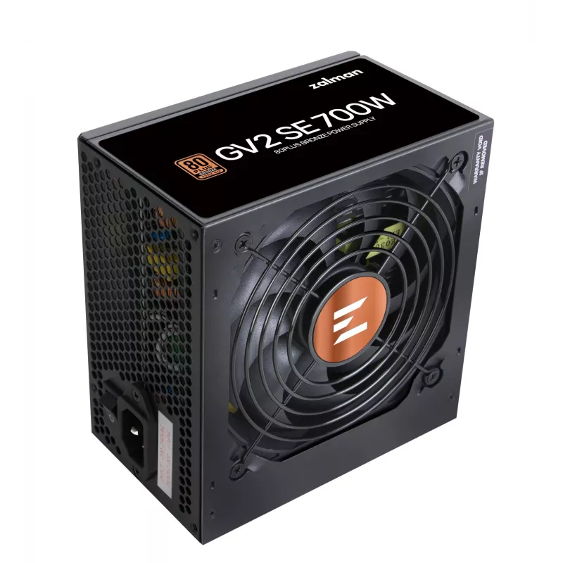 Zalman ZM700-GV2SE fuente de alimentación 700 W 20+4 polos ATX ATX negro