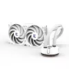 Zalman Reserator5 Z24 ARGB blanco refrigeración líquida todo en uno para procesadores 12 cm