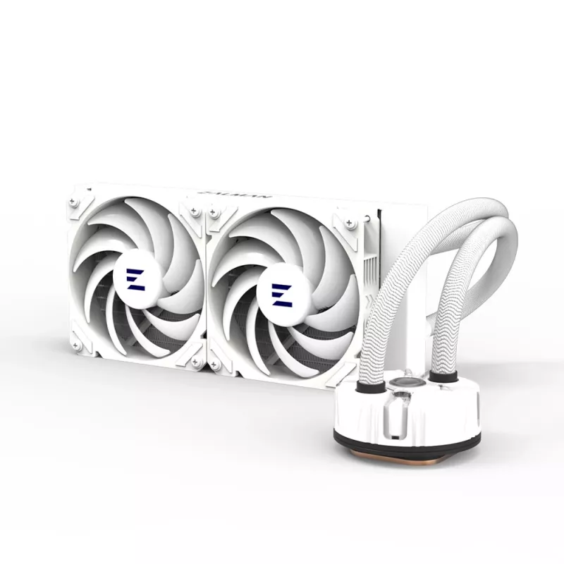 Zalman Reserator5 Z24 ARGB blanco refrigeración líquida todo en uno para procesadores 12 cm