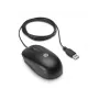 HP Ratón láser USB de 3 botones, Láser, USB Type-A, Negro