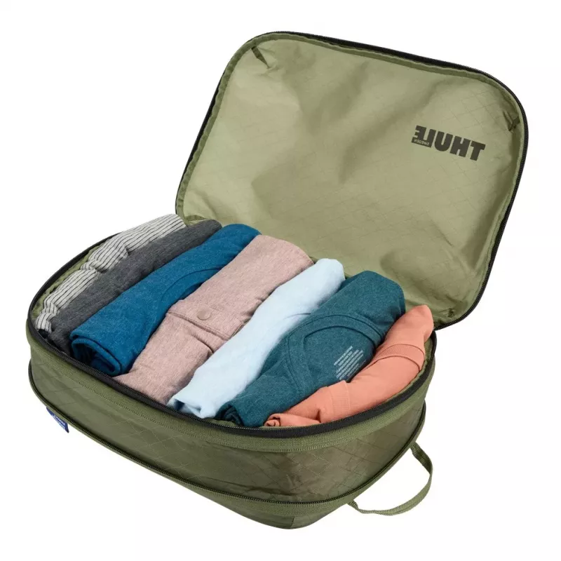 Thule Compression Packing Cube Medium Cubo de embalaje, Verde suave (TCPC202)