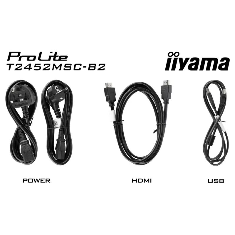 iiyama ProLite T2452MSC-B2 23,8 pulgadas FHD Monitor táctil