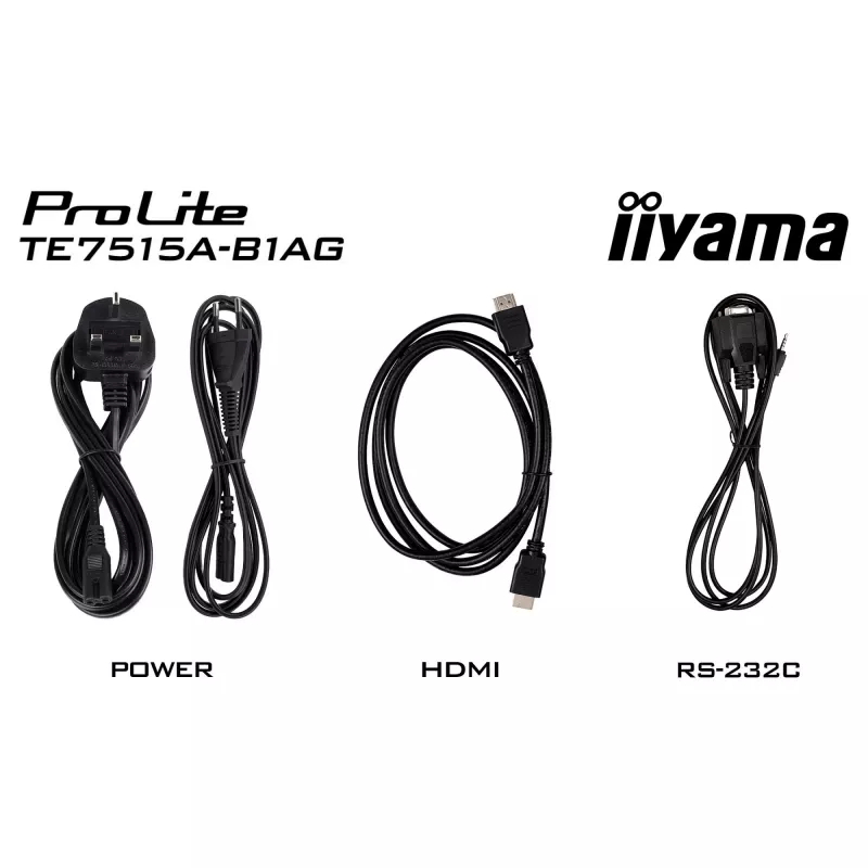 iiyama ProLite TE7515A-B2AG 75 pulgadas 4K Pantalla táctil interactiva