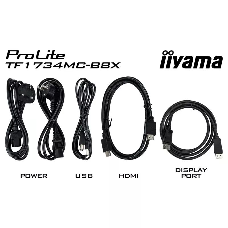 iiyama ProLite TF1734MC-B8X 17 pulgadas SXGA Monitor táctil Open-Frame
