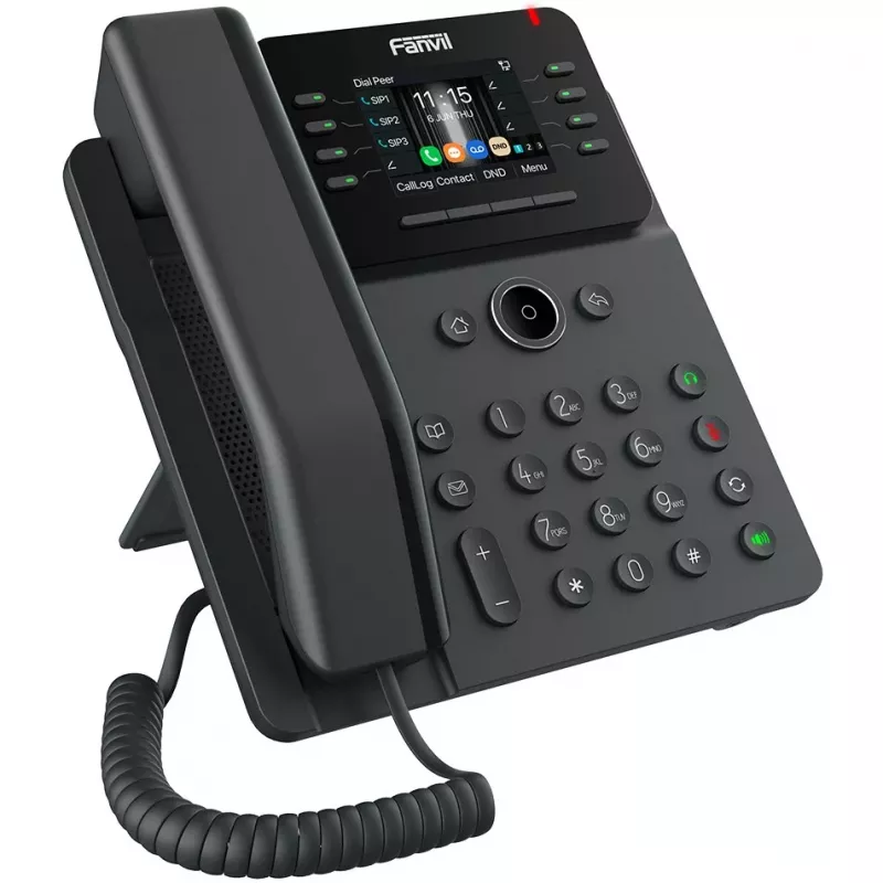 Fanvil V62G Gigabit SIP IP-Teléfono de sobremesa (12 líneas, pantalla en color)