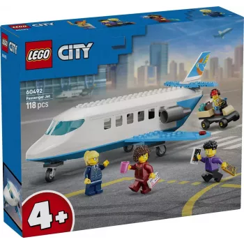 LEGO City 60492 Avión de pasajeros (118 piezas)