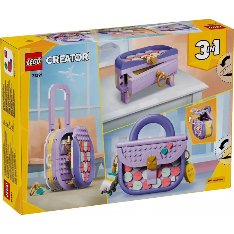 LEGO Creator 3 en 1 31391 Bolso de moda con almacenamiento (272 piezas)