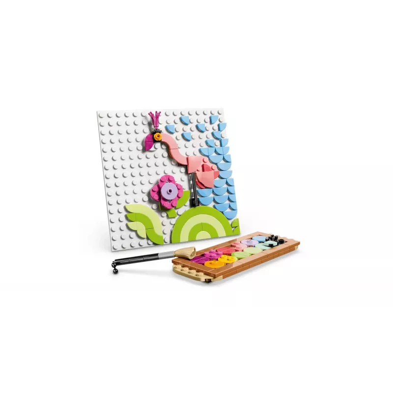 LEGO Creator 3 en 1 31390 Cuadro decorativo de arte floral (348 piezas)